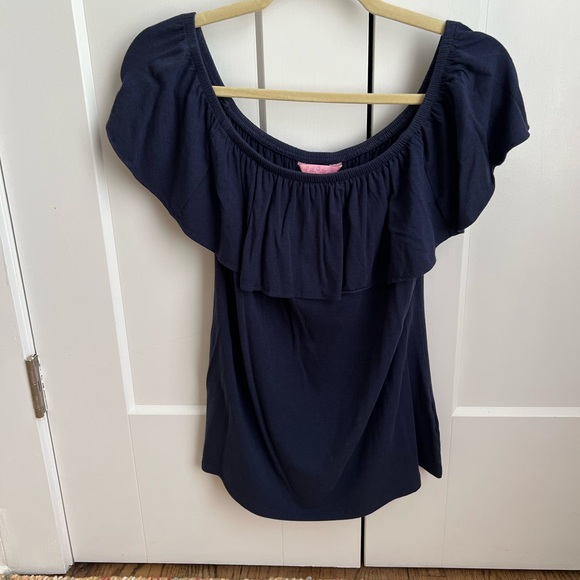 Lilly Pulitzer off the shoulder top - Picture 2 of 3